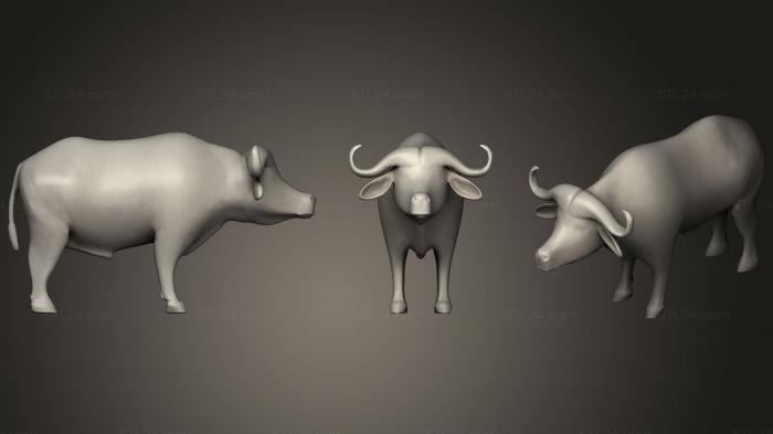 Статуэтки животных (Малл, STKJ_1750) 3D модель для ЧПУ станка